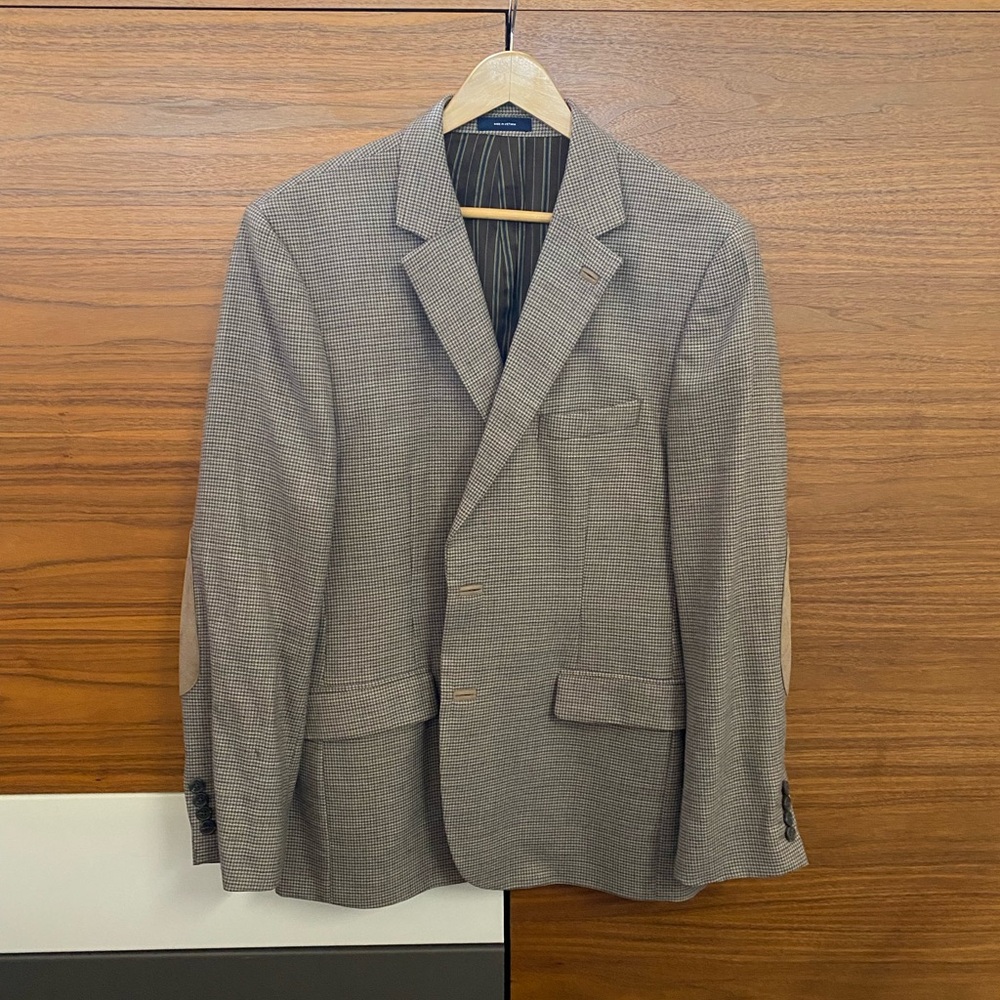 Stafford - Houndstooth Sport Coat - 44R